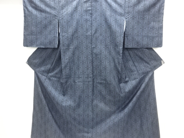 JAPANESE KIMONO / DORO OSHIMA TSUMUGI / WOVEN ASANOHA / 5MARUKI